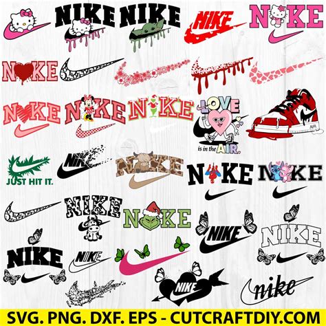 Nike Logo SVG Bundle, Brand Fashion Logo SVG, Nike Dior PNG